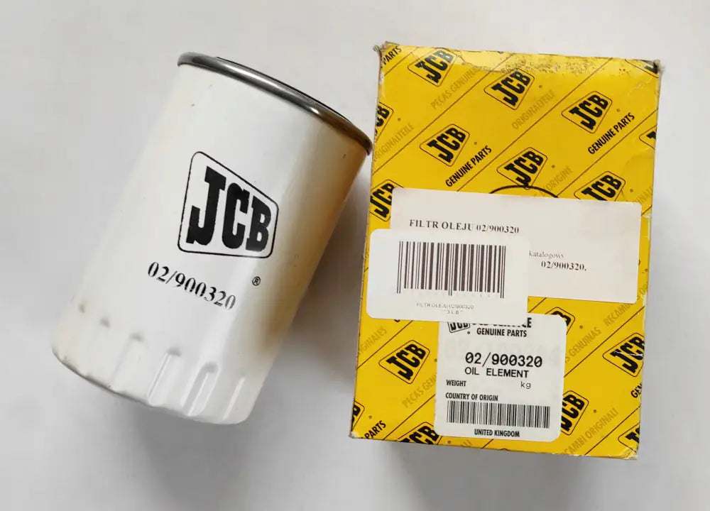 JCB Filtr Oleju Silnikowego Maszyny Budowlane 02/900320 Oryginał
