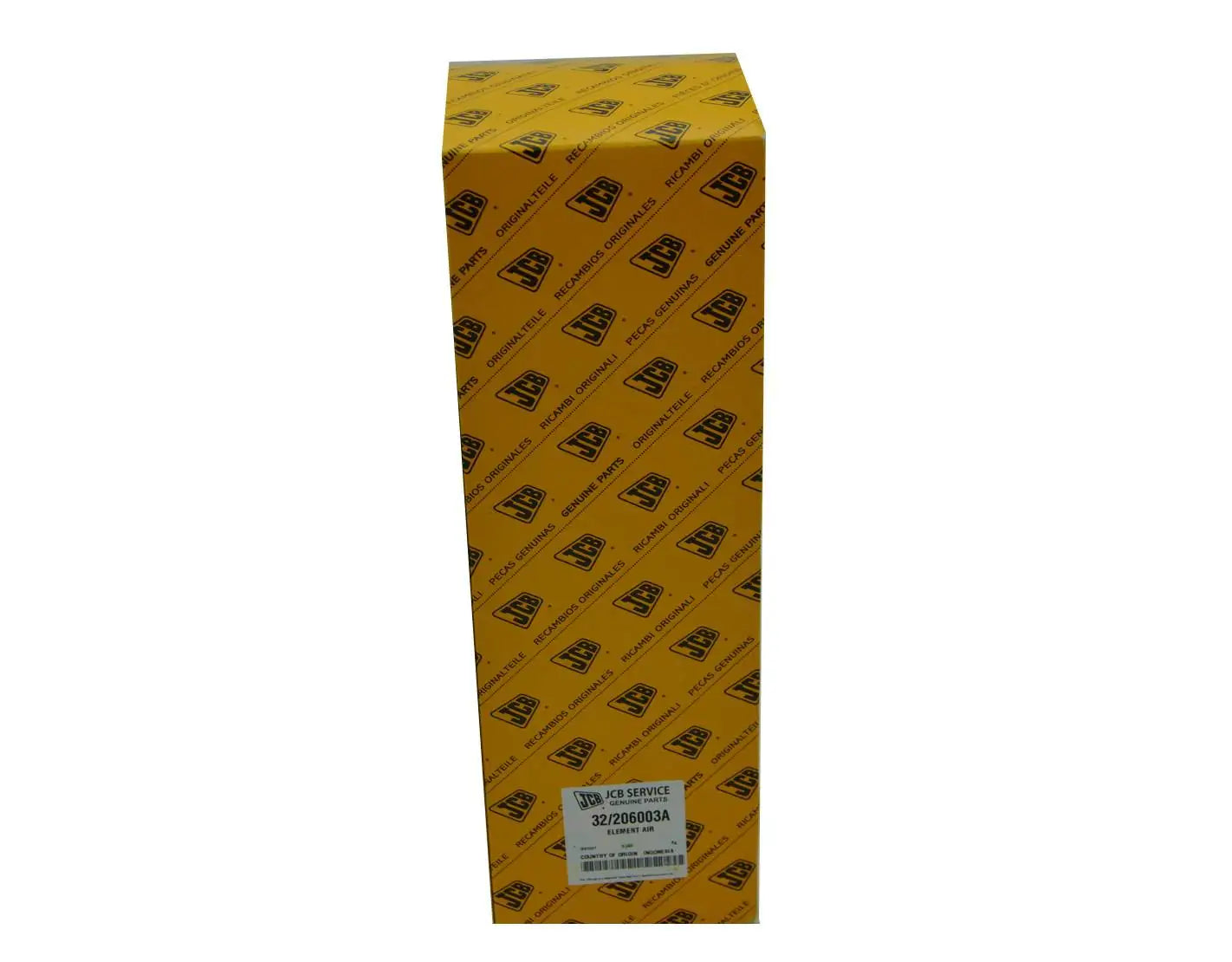 JCB Filtr Powietrza Pomocniczy Powietrze Koparka 32/206003A Oryginał
