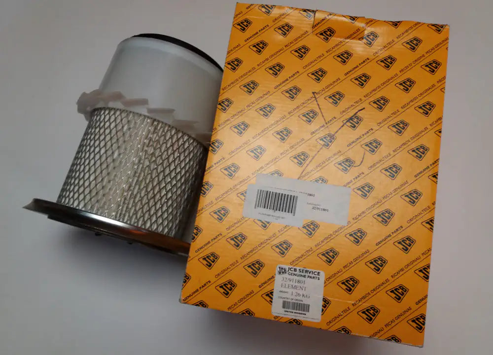 JCB Filtr Powietrza Zewn. 1Cx Powietrze Koparka 32/911801 Oryginał