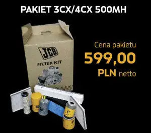 JCB Zestaw Filtrów 3CX 4CX Serwis Tier 3 PAKIET 3CX/4CX 500MH NOWY Oryginał